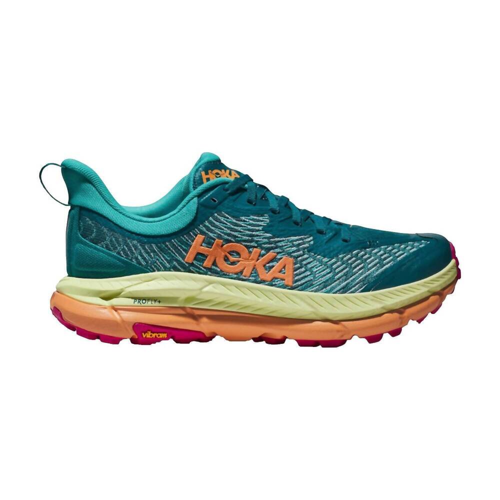 NEW HOKA women's mafate speed 4 running shoes in deep lake ceramic